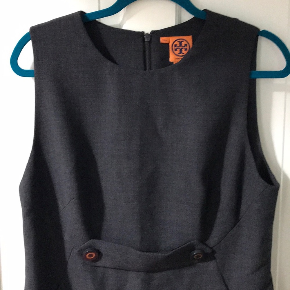 Size 14; dark grey dress by Tory Burch